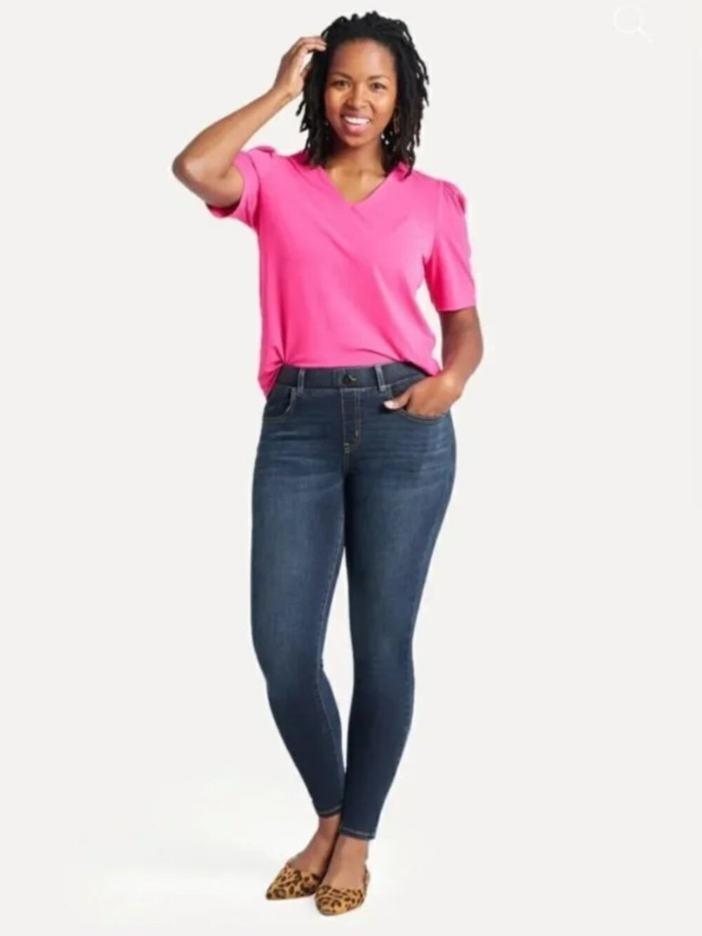 New Betabrand Skinny 4 Pocket Yoga Denim Small Blue